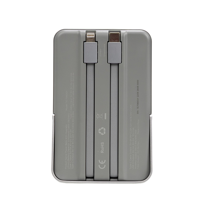 Powerbank TEROS TE-7060GY - 10000 mAh - Imagen 4